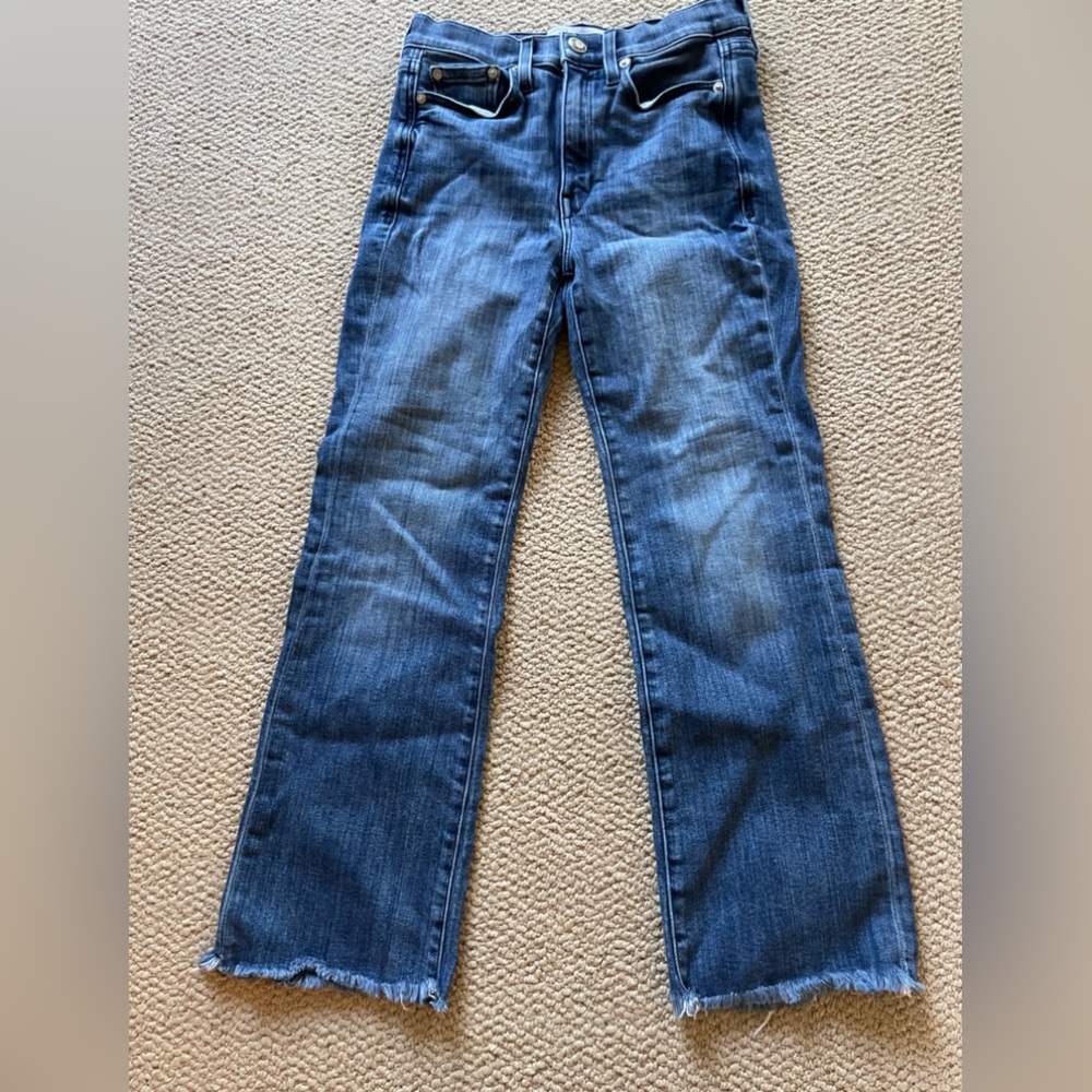 AYR Women's the Pop Boot Cut Jeans in Deep Blue